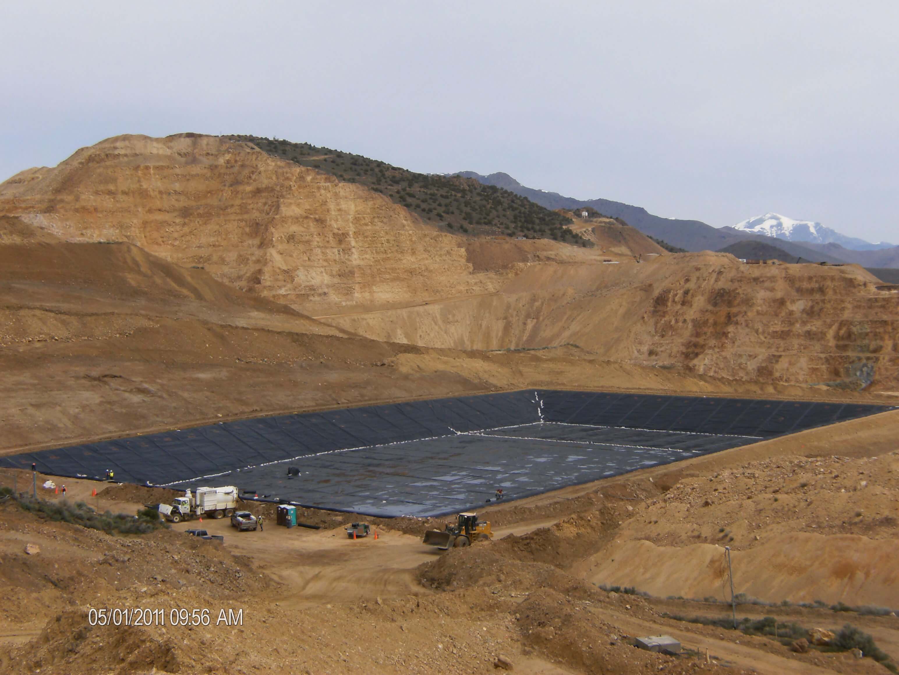 HDPE Black/White Conductive MicroSpike Liner AGRU America